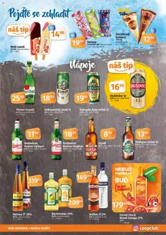 Coop leták - Tuty od 16.07.2025 | Strana: 6 | Produkty: Budvar, Mrož nanuk, Kozel 11, Božkov