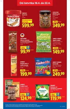 VITA D'OR Kikiriki puter, 85% kikirikija 500 g - pregled Lidl kataloga - važi od 16.04.2026 | Strana: 27 | Proizvode: Keks, Eurocrem, Mlečna čokolada, Jabuke