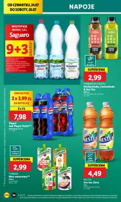 Lidl Gazetka od 24.07.2025 | Strona: 38 | Produkty: Cytryna, Brzoskwinia, Ice Tea, Pepsi