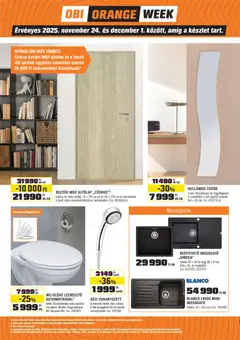 OBI Orange Week - amely érvényes a következő dátumtól: 24.11.2025 | Oldal: 3