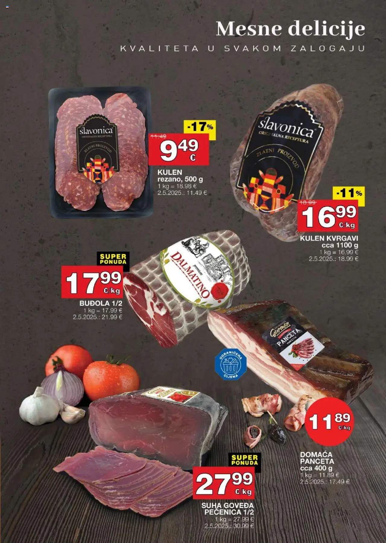 Stanić Diskont katalog | vrijedi od 18.09.2025 | Stranica: 3 | Proizvodi: Buđola, Kulen, Panceta