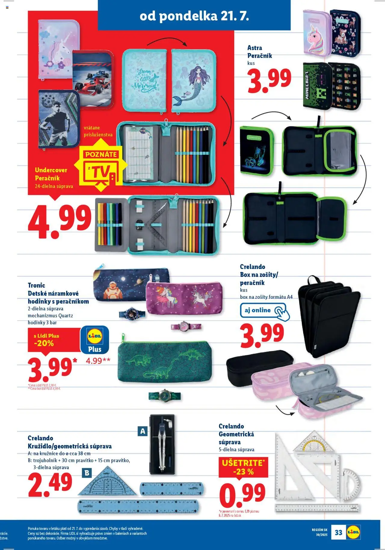 Lidl leták │ platný od 21.07.2025 | Strana: 47 | Produkty: Hodinky, Watch