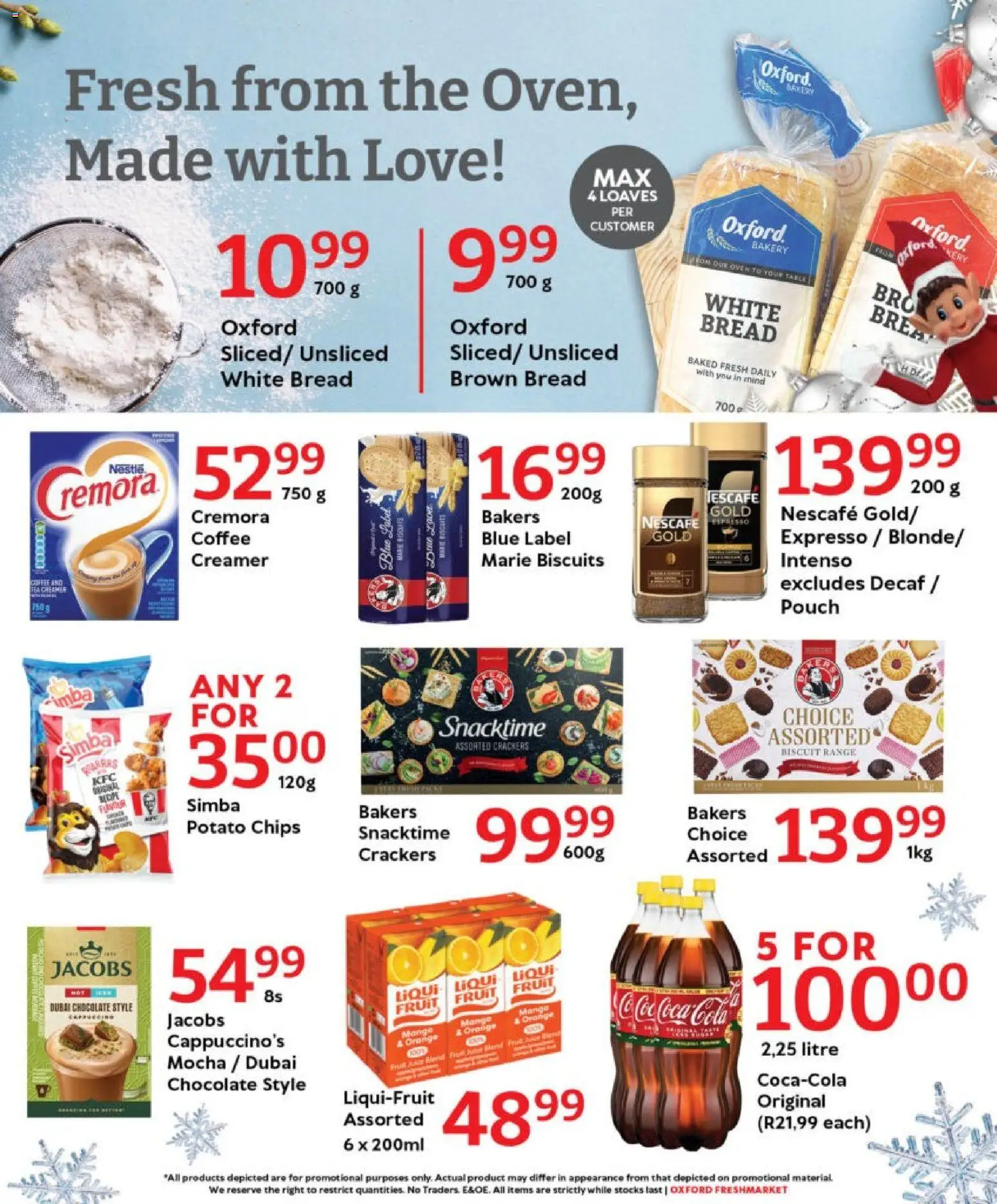 New Oxford Freshmarket catalogue – valid from 08.12.2025 | Page: 7 | Products: Bakery, Bread, Coffee, Mango