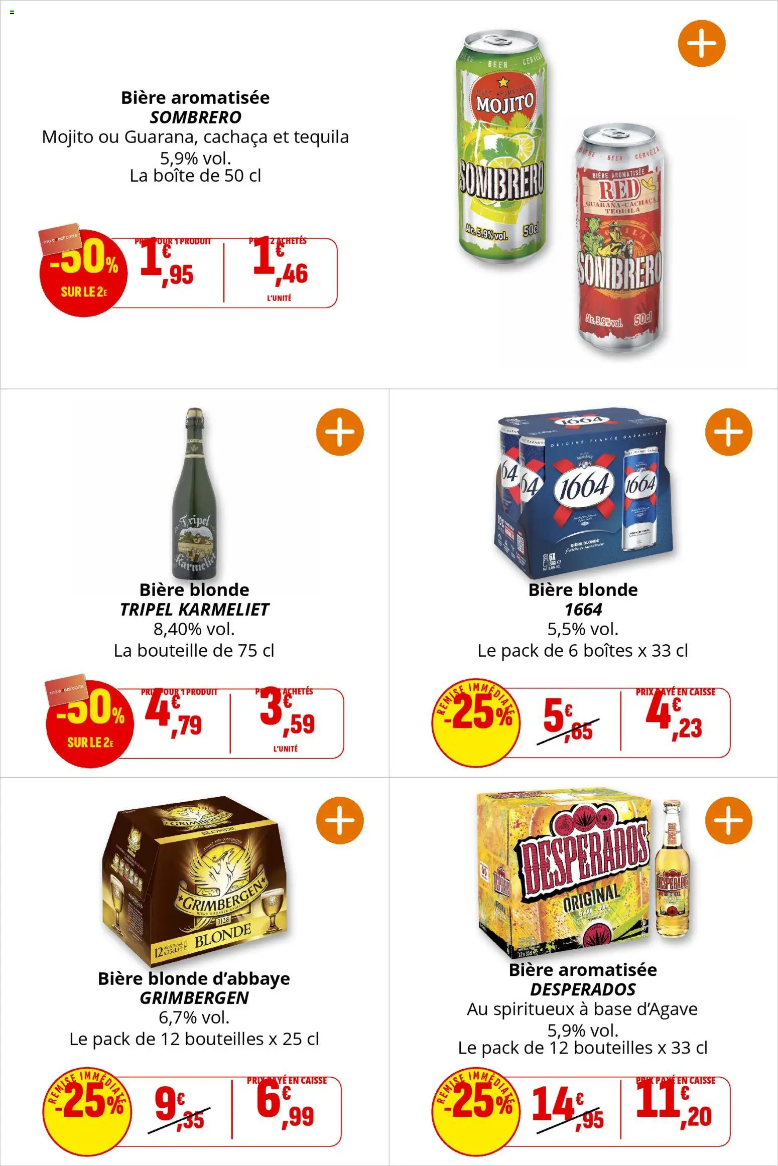 {H1} | Page: 29 | Produits: Desperados, Bière blonde, Tequila, Bière