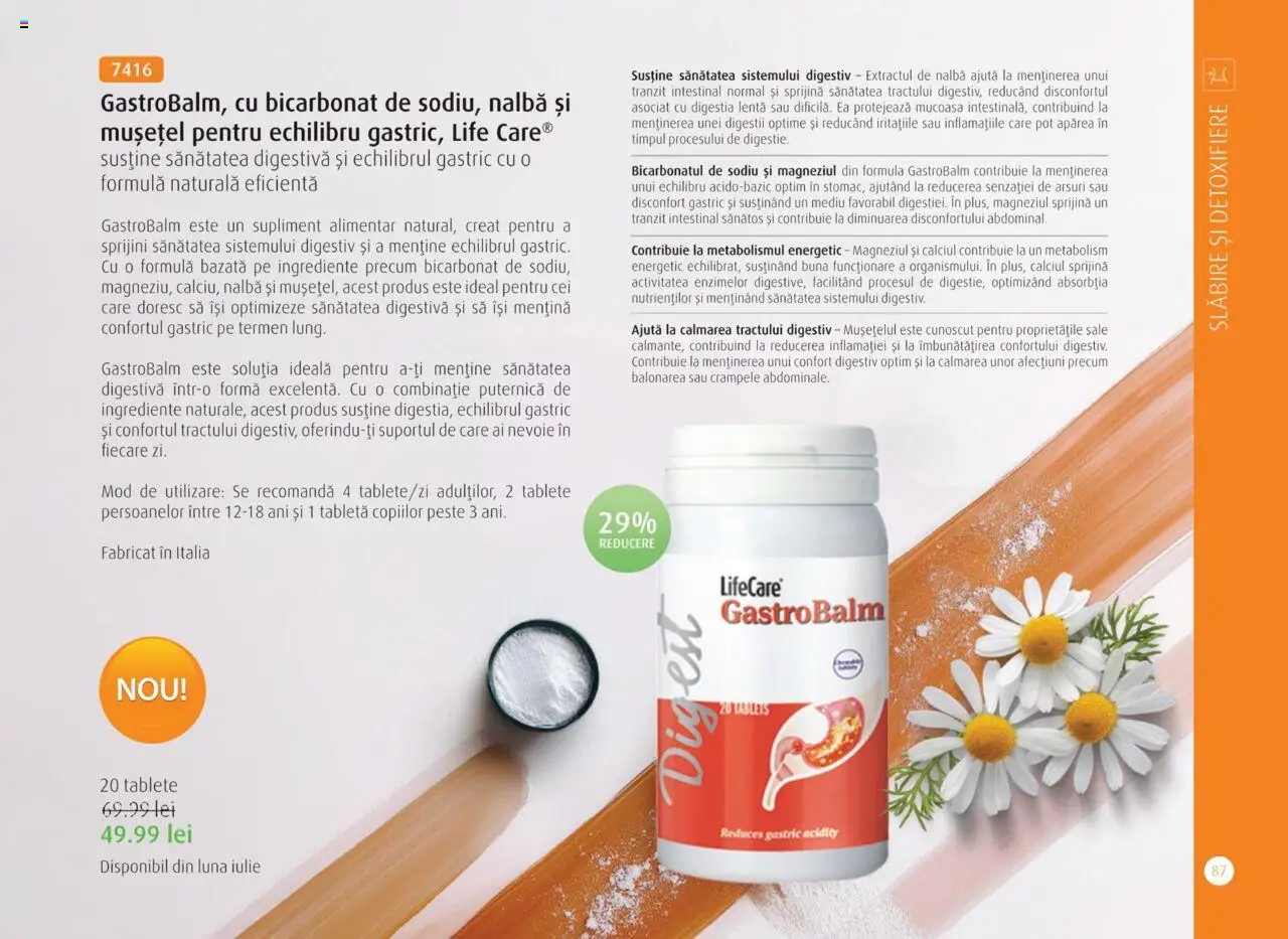 Life Care catalog - Aprilie/Octombrie – valabil de la 01.04.2025 | Pagină: 89 | Produse: Tabletă, Pește