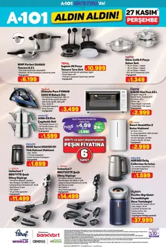 27.11.2025 tarihinden itibaren geçerli olan A101 kataloğu önizlemesi | Sayfa: 18 | Ürünler: Su ısıtıcı, Koku, Demlik, Hava temizleyici