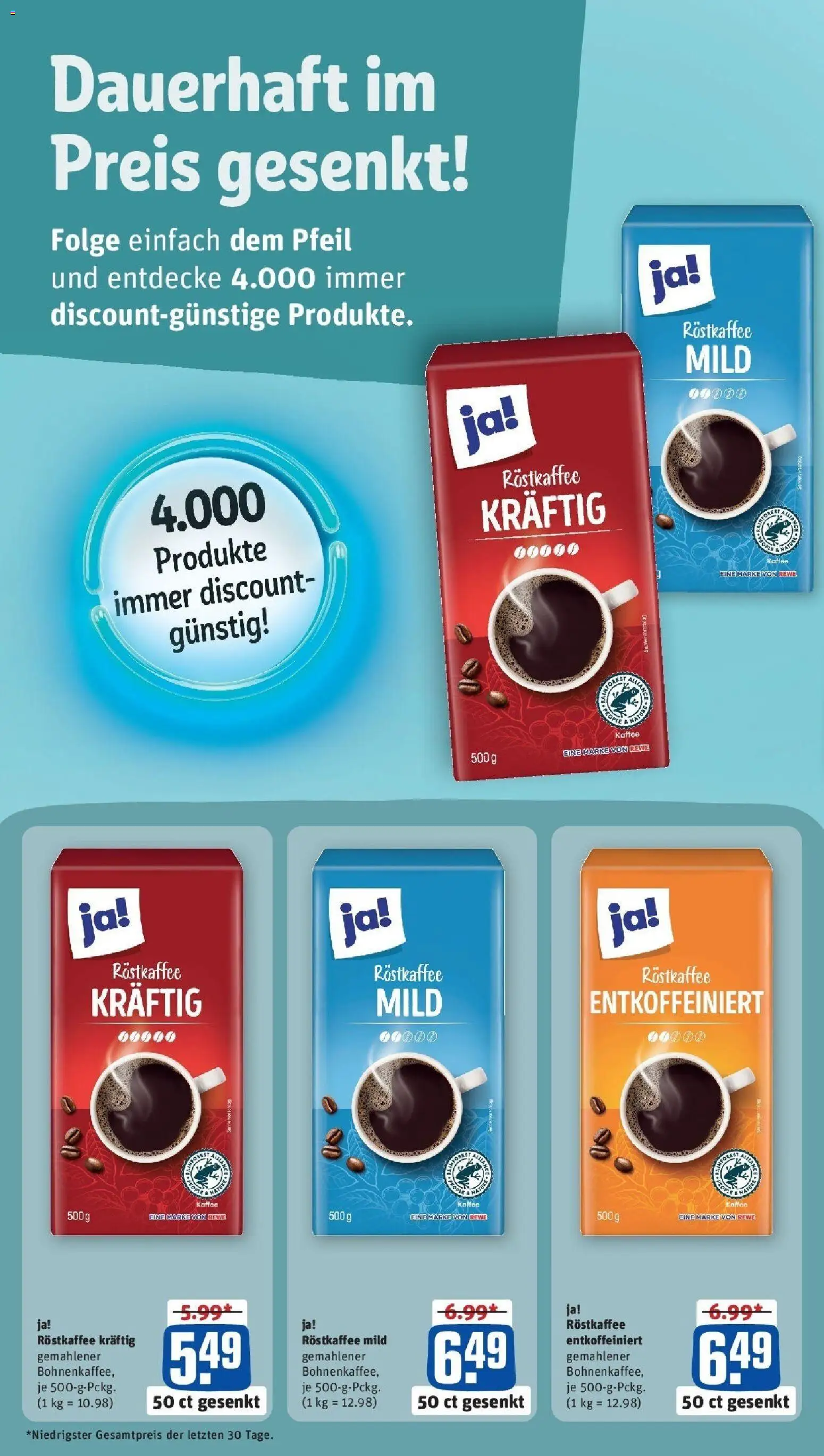 Rewe prospekt Herrenberg-Gültstein	 – gültig ab 26.10.2025 | Seite: 2 | Produkte: Kaffee