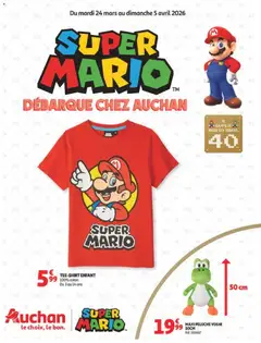 Auchan - Prévisualisation de Auchan - Super Mario Bros hypers valide à partir de 24.03.2026