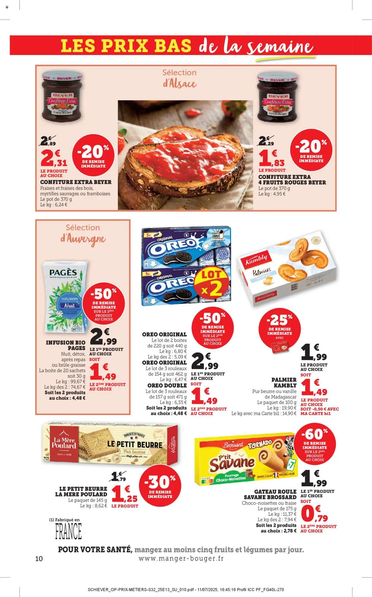  | Page: 10 | Produits: Myrtilles, Palmier, Œufs, Huile