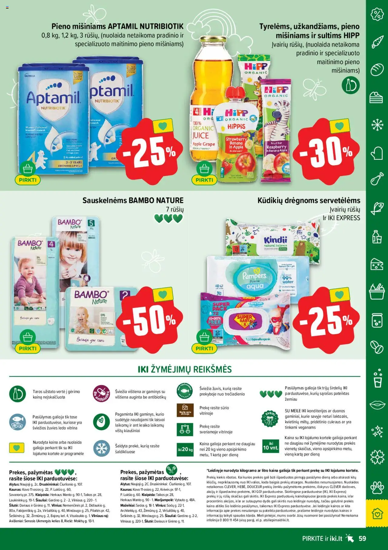 IKI leidinys│galioja nuo 14.07.2025 | Puslapis: 59 | Prekių: Kiaušiniai, Vištiena
