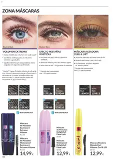 Vista previa Máscara de Pestañas Exxtravert Extreme Volume, Máscara de Pestañas Exxtravert Extreme Volume 9,5 ml válido desde el 01.01.2026 | Página: 40 | Productos: Cepillo, Máscara, Peso, Máscara de pestañas