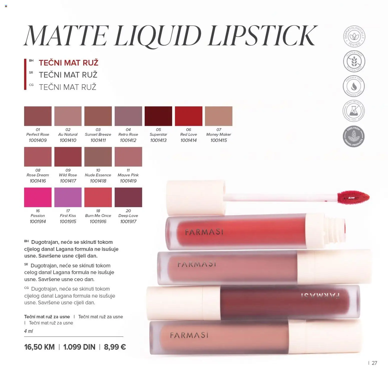 Farmasi katalog - važi od 01.01.2026 | Strana: 27