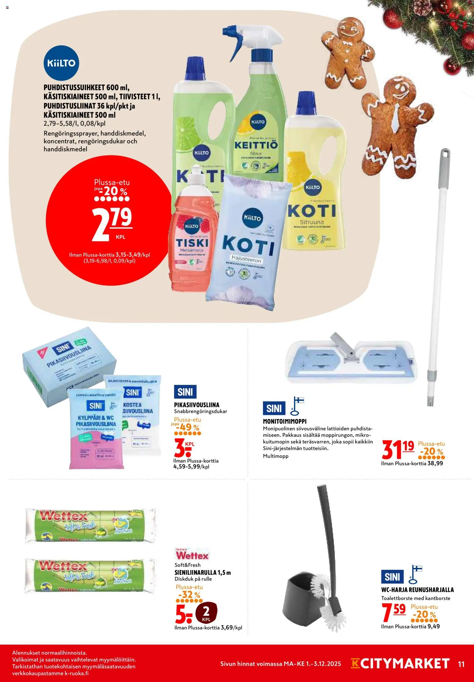 K-Citymarket tarjoukset – voimassa 01.12.2025 alkaen | Sivu: 11
