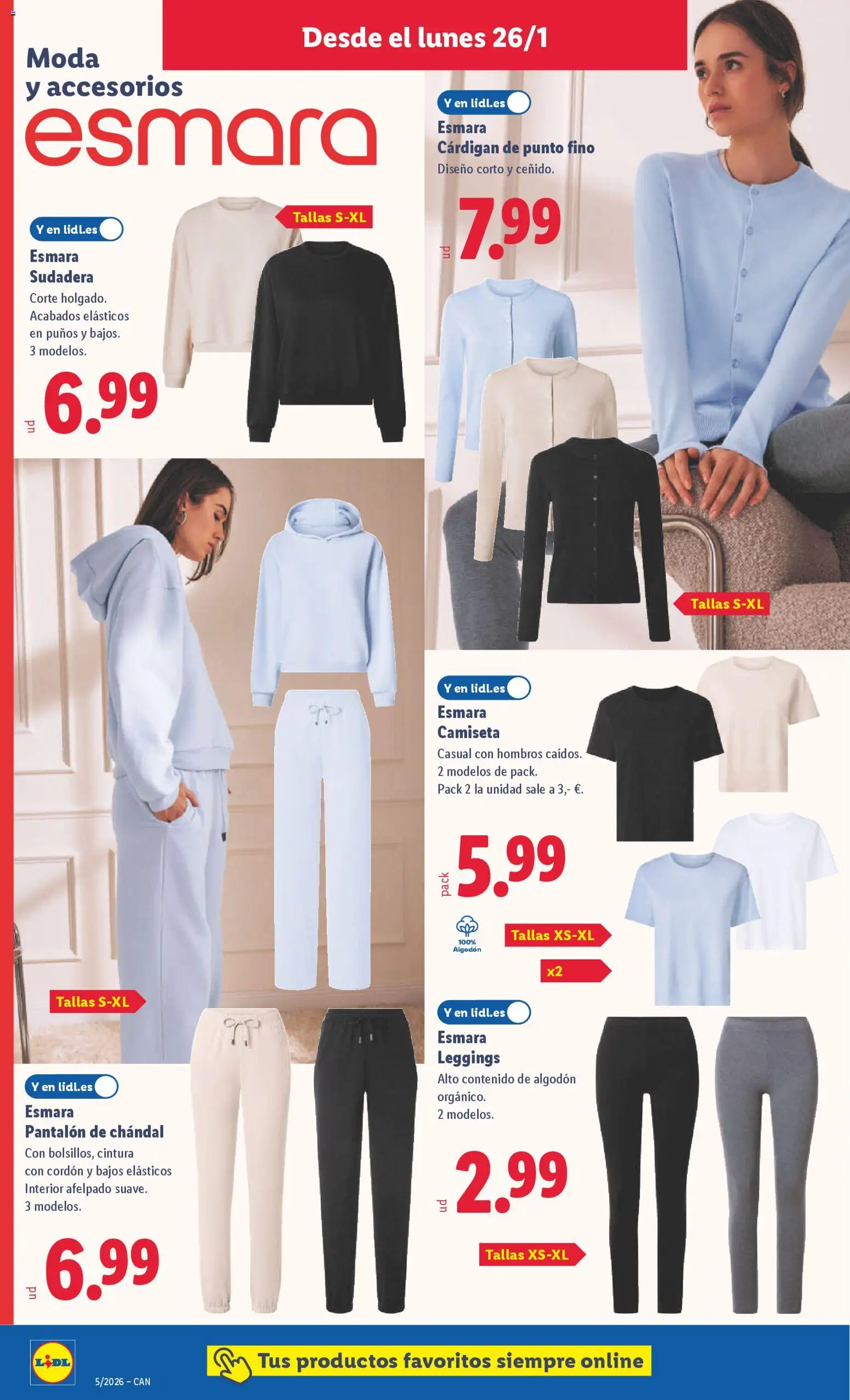 Lidl - Canarias │ válido desde el 26.01.2026 | Página: 4 | Productos: Sudadera, Pantalón de chándal