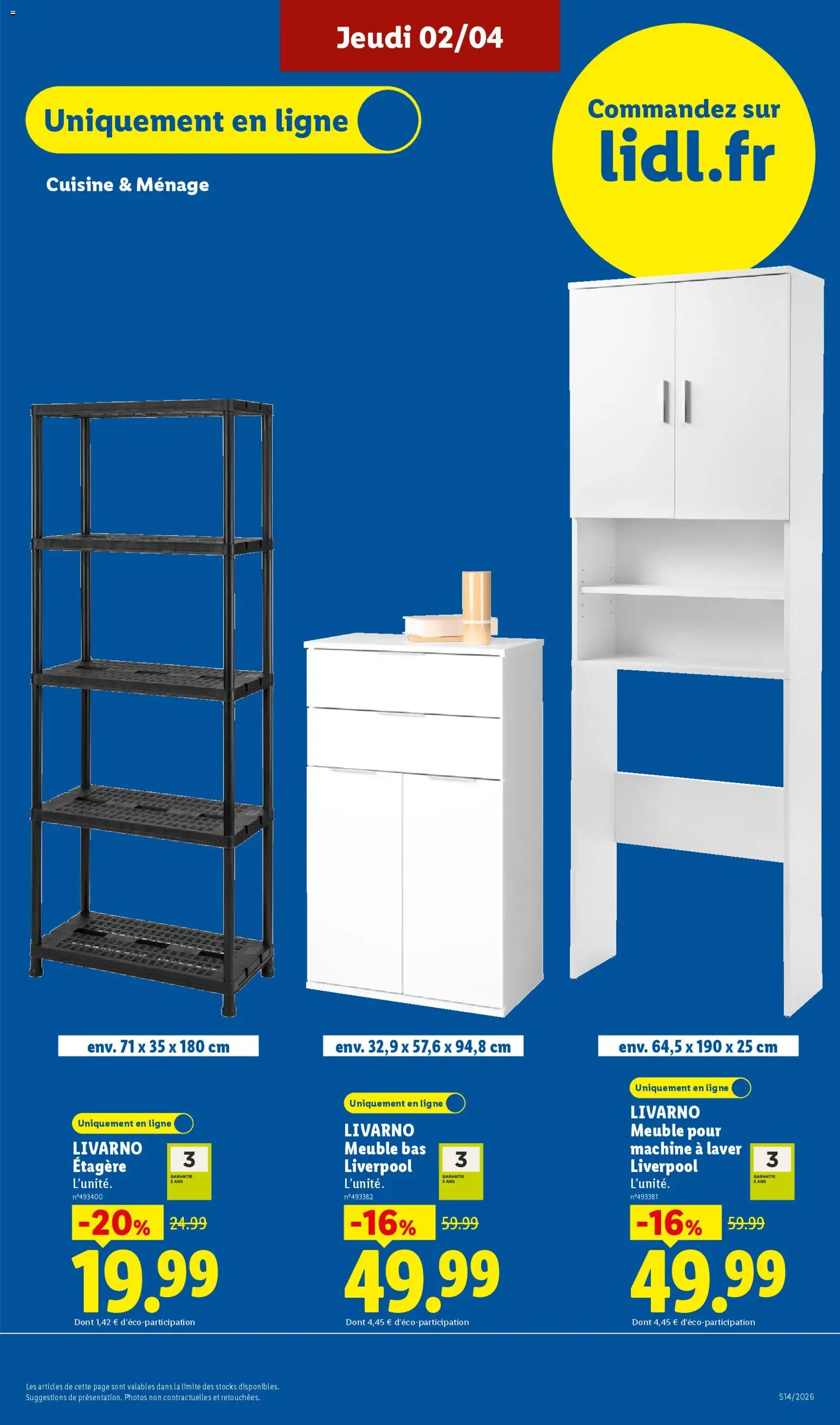 {H1} | Page: 11 | Produits: Meuble, Meuble bas, Machine à laver, Étagère