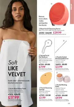 Preview of Oriflame - Offers valid from 11.02.2026 | Page: 109 | Products: Towel, Iron