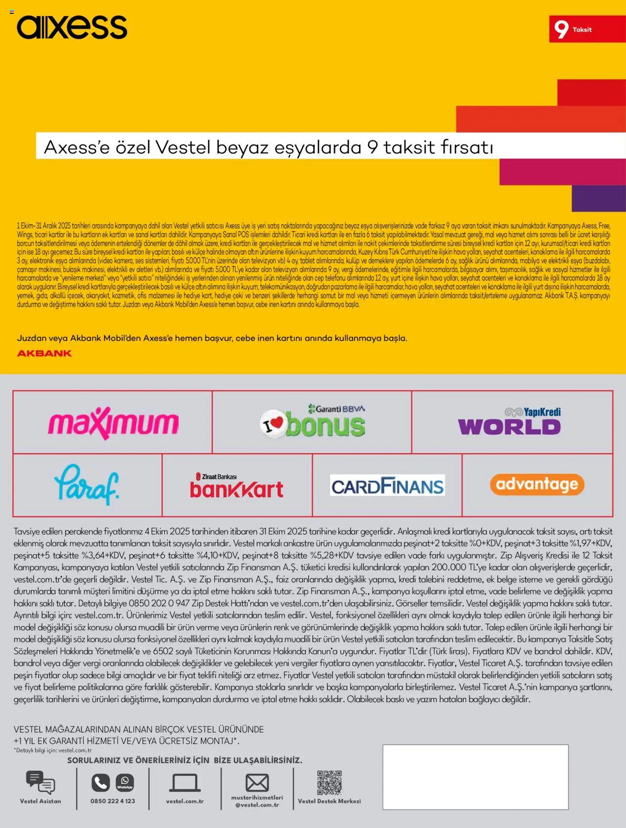 Vestel Ankastre Ürünler - 04.10.2025 tarihinden itibaren geçerlidir | Sayfa: 26 | Ürünler: Baskı, Televizyon, Ses, Bağlayıcı