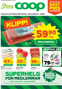 Coop Forum - Örebro - Förhandsvisning av reklamblad från butik Coop Forum aktuell från 15.09.2025