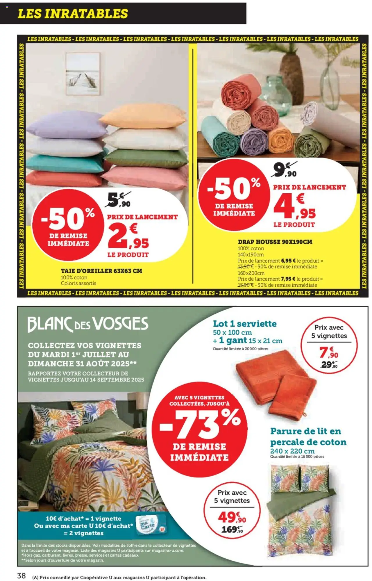  | Page: 38 | Produits: Taie d'oreiller, Coton, Parure de lit, Lit