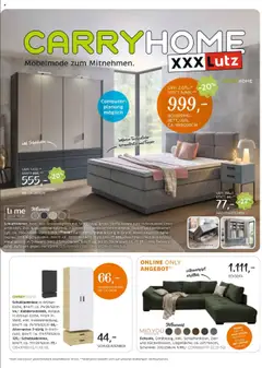 XXXLutz Carry Home ab 14.10.2025 gültig