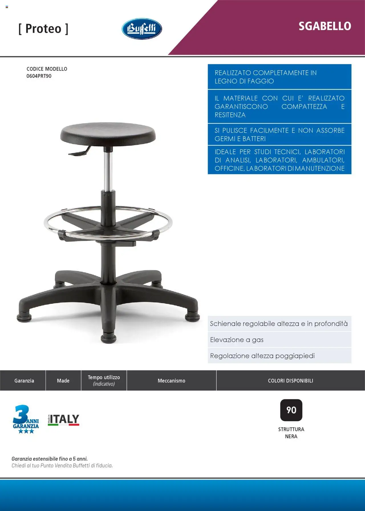 Volantino Buffetti del 28.06.2025 | Pagina: 199 | Prodotti: Poggiapiedi, Sgabello