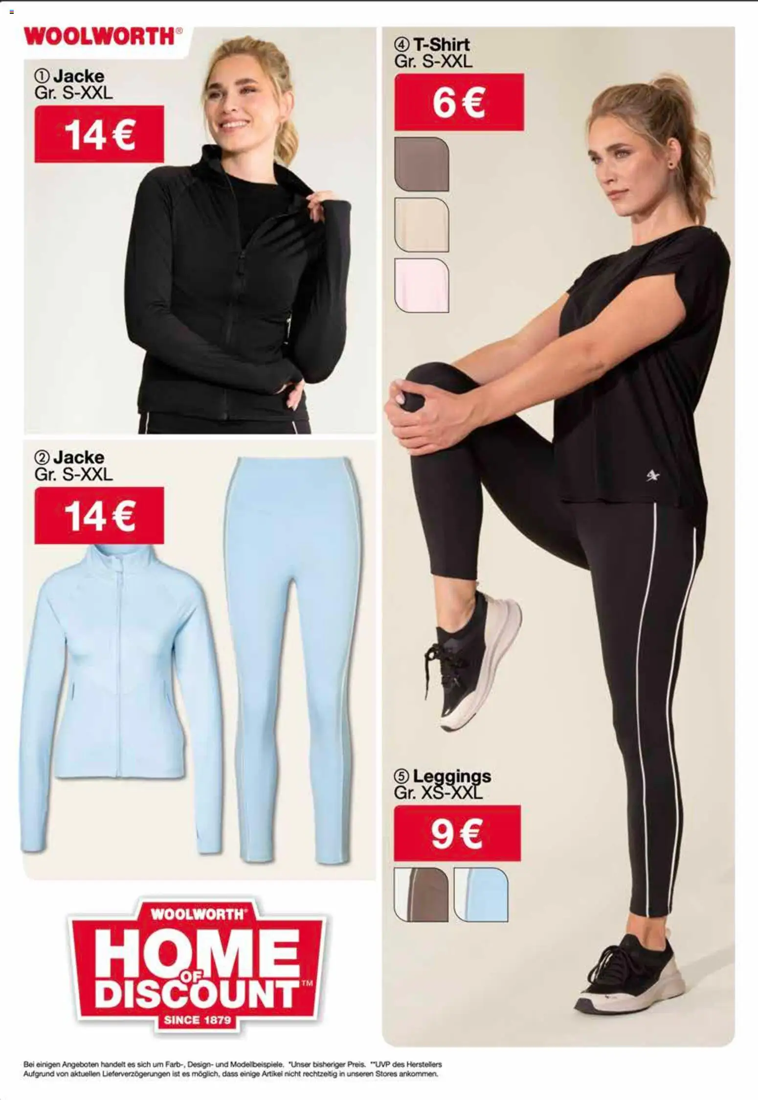 Woolworth Flugblatt gültig ab 30.01.2026 | Seite: 9 | Produkte: Jacke, Leggings