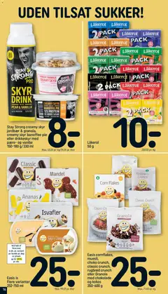 Stay Strong creamy skyr jordbær & granola, creamy skyr banoffee pie eller drikkeskyr med pære- og vanilje, Stay Strong creamy skyr jordbær & granola, creamy skyr banoffee pie eller drikkeskyr med pære- og vanilje 150-180 g/330 ml gyldig fra 02.01.2026 | Side: 16