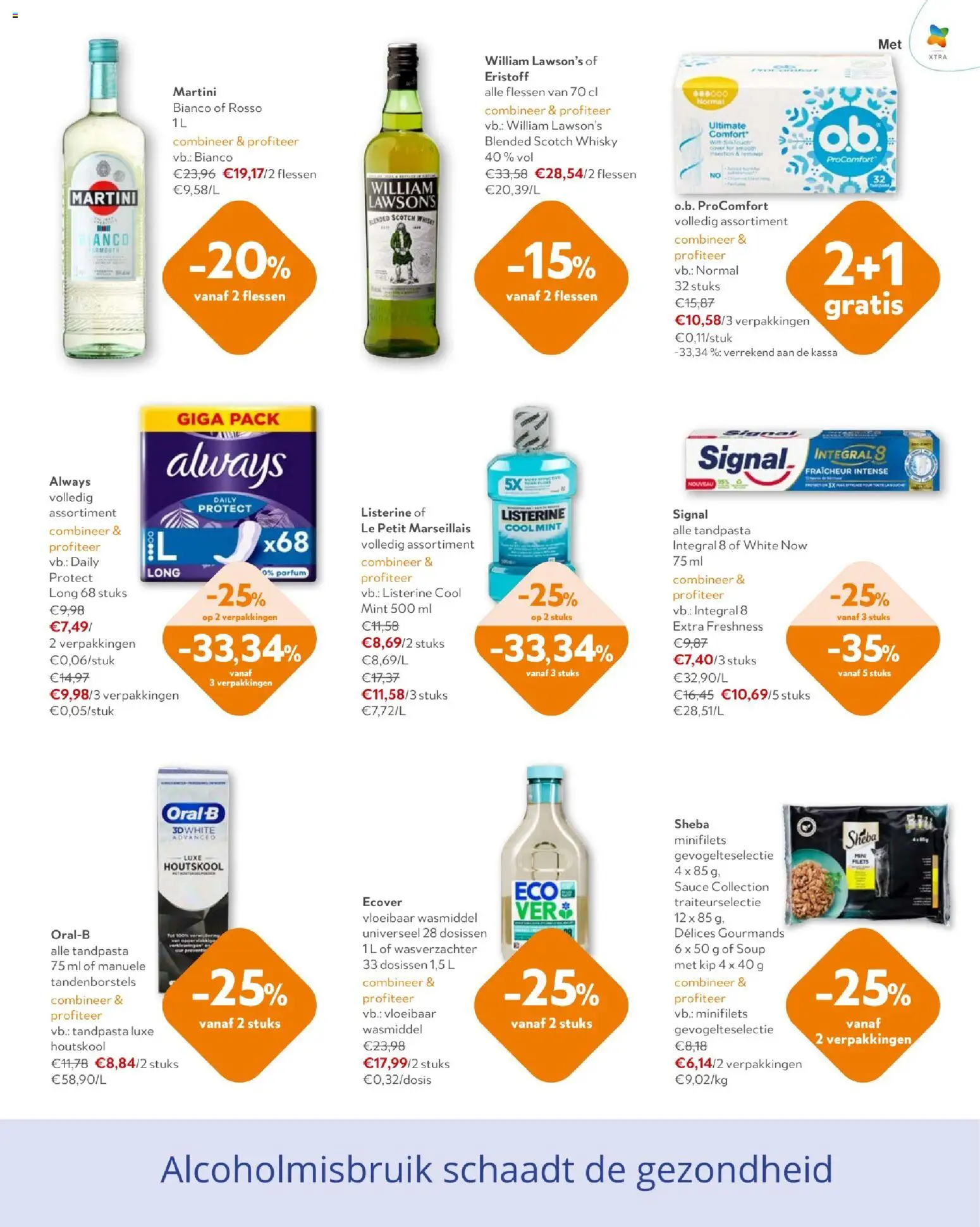 {H1} | Pagina: 19 | Producten: Whisky, Kip, Tandpasta, Wasverzachter