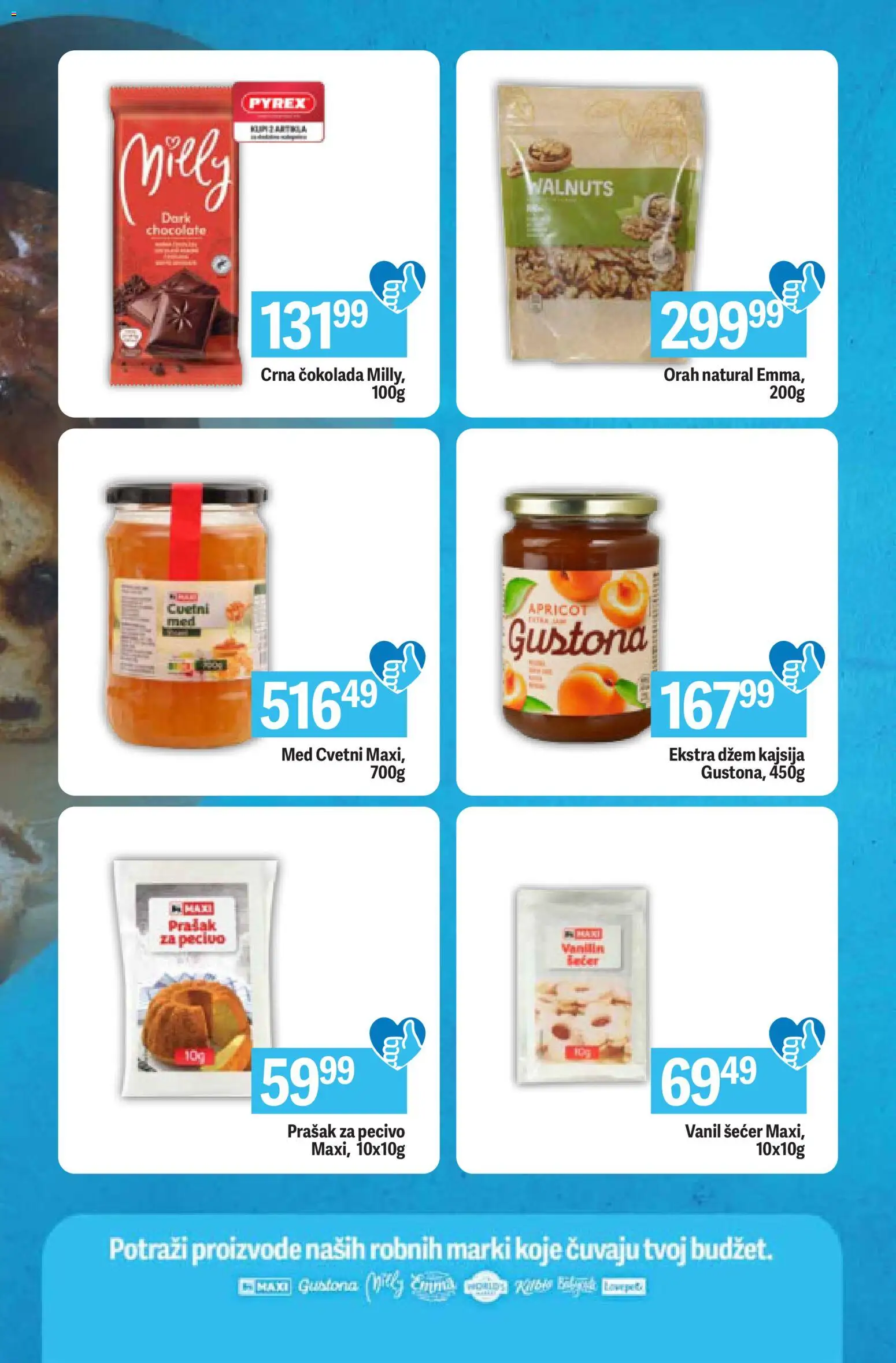 Maxi katalog - važi od 02.04.2026 | Strana: 43 | Proizvode: Dzem, Šećer, Kajsija, Med