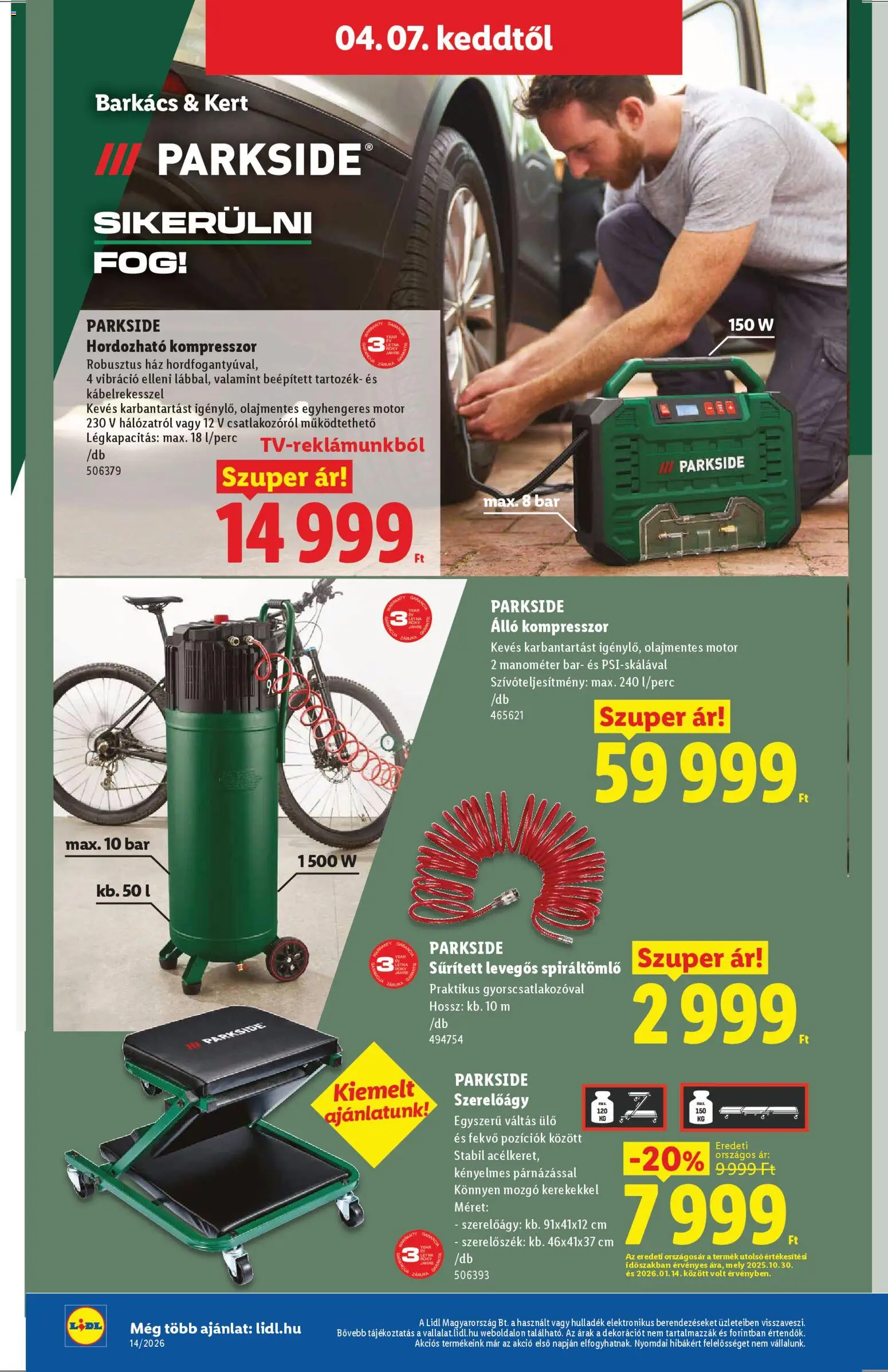 Lidl akciós ujság - amely érvényes a következő dátumtól: 01.04.2026 | Oldal: 32