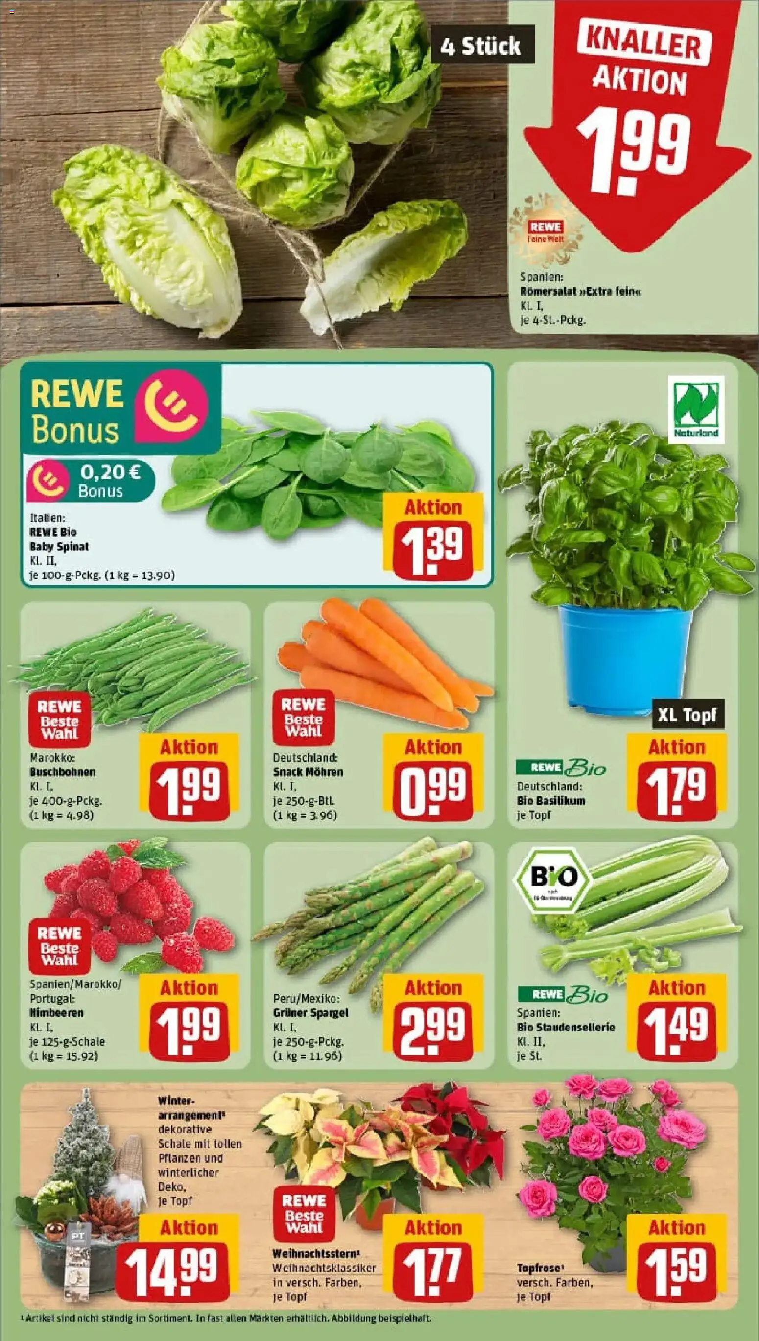 Rewe prospekt Flensburg	 – gültig ab 10.11.2025 | Seite: 7 | Produkte: Himbeeren, Spargel, Mohren