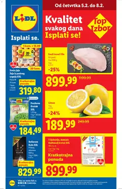 Lidl katalog - pregled Lidl kataloga - važi od 05.02.2026