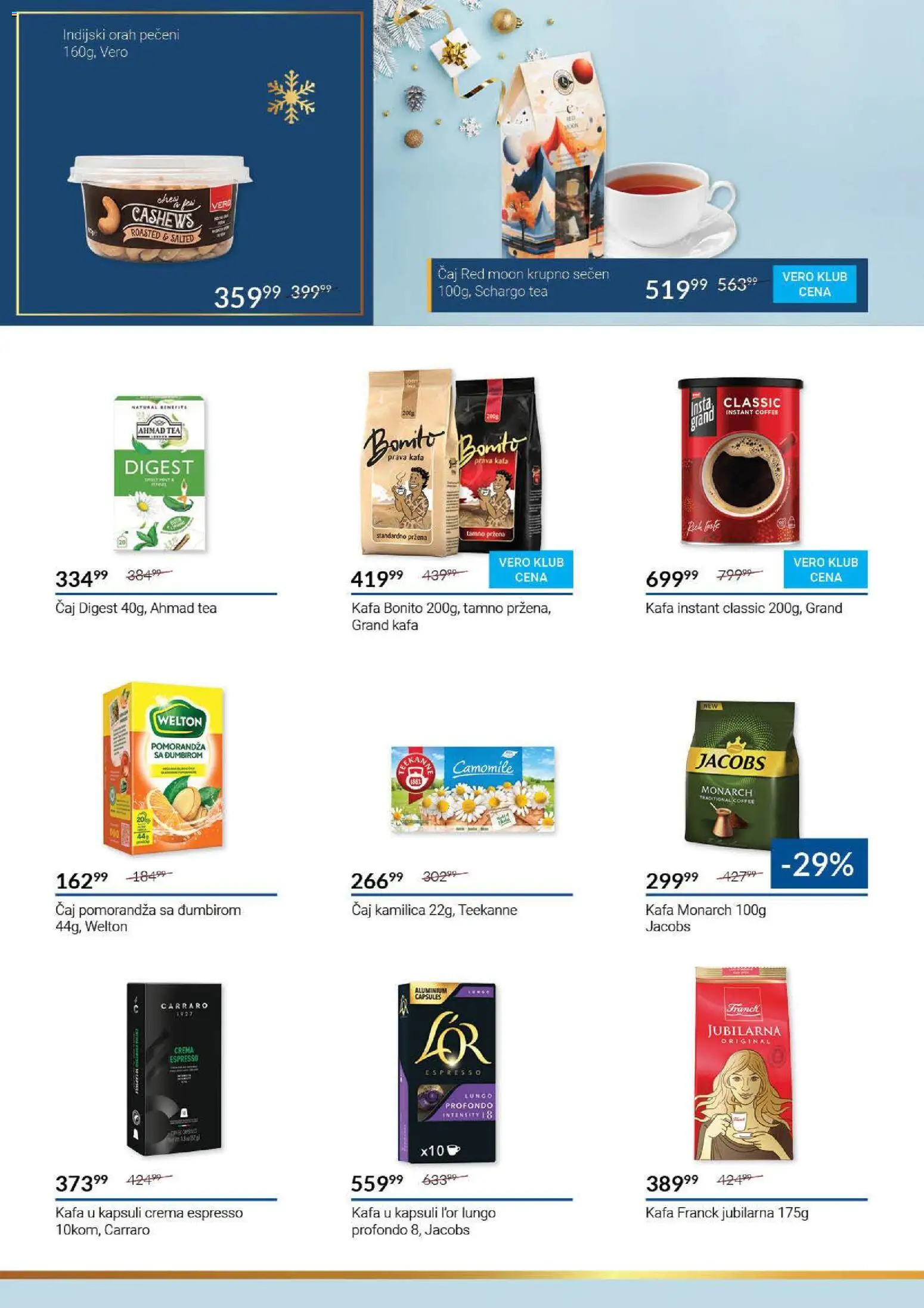 SuperVERO katalog - važi od 22.12.2025 | Strana: 24 | Proizvode: Indijski orah, Orah, Pomorandza, Čaj