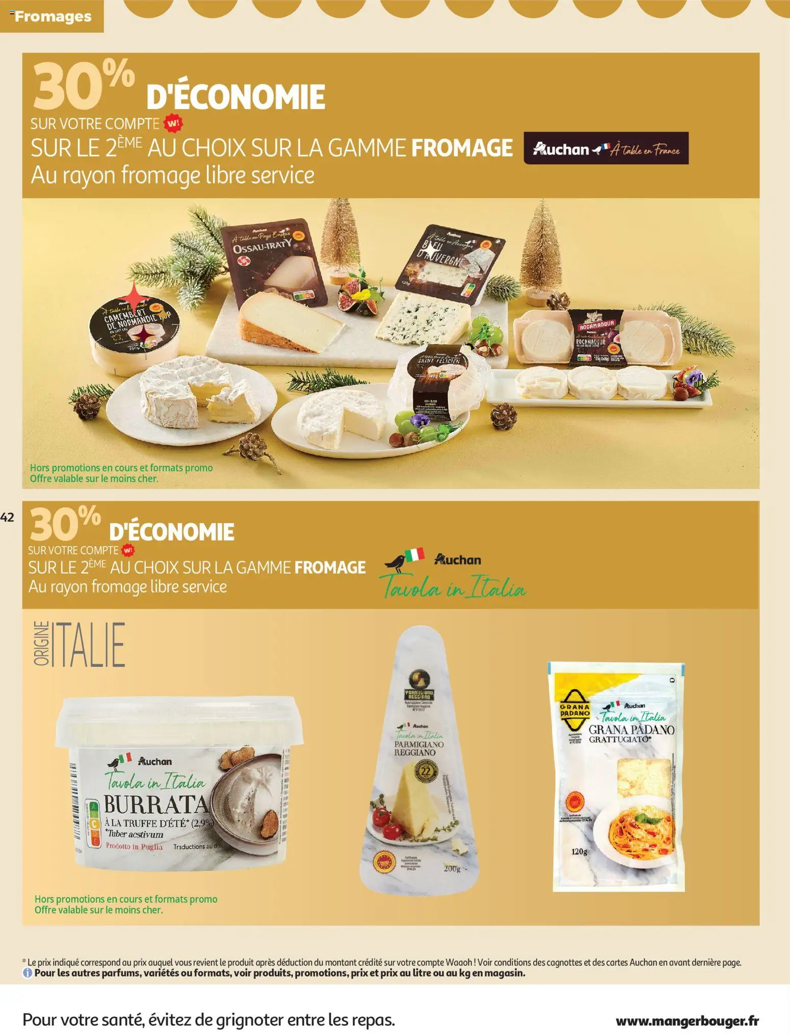 {H1} | Page: 42 | Produits: Table, Fromage, Burrata, Camembert