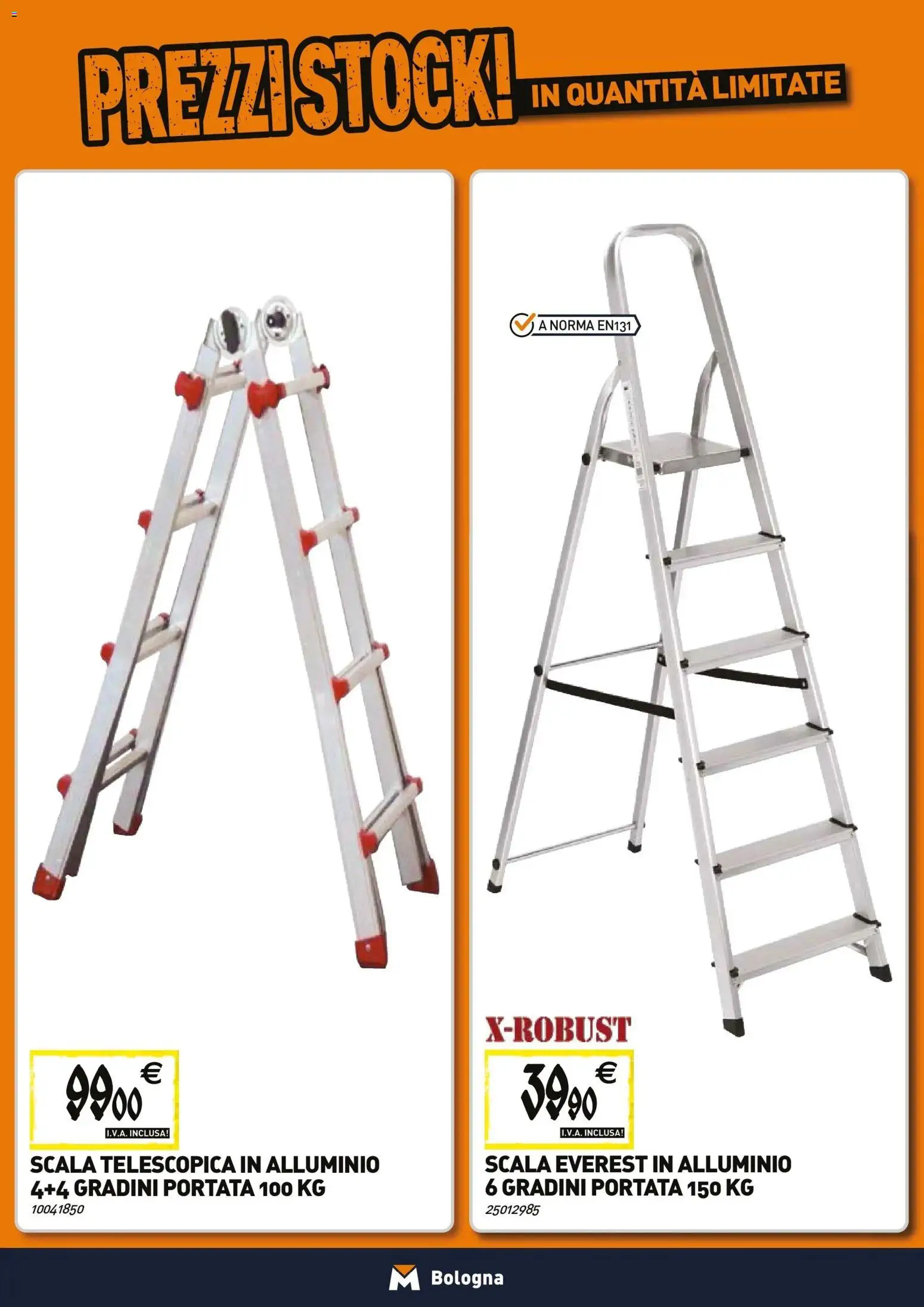 Volantino TECNOMAT del 27.11.2025 | Pagina: 22 | Prodotti: Scala, Alluminio