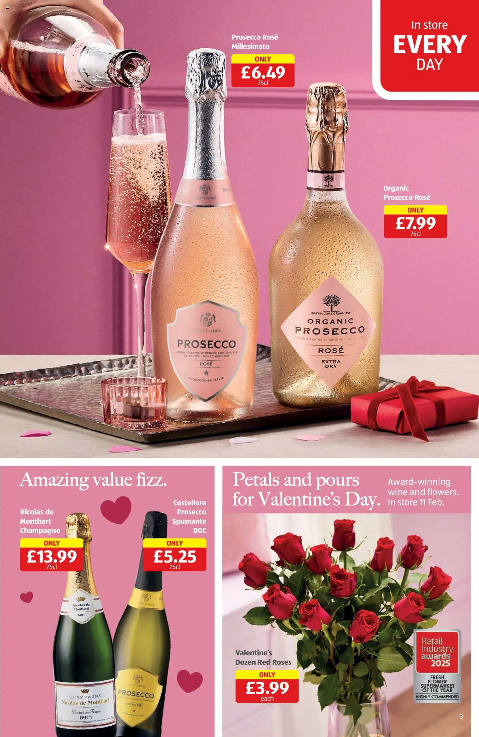 {H1} | Page: 3 | Products: Prosecco, Roses, Wine, Champagne