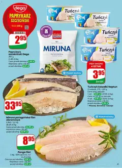 Pogląd oferty "Miruna patagońska filet Abramczyk, 1,263 / 1,2 kg" - ważna od 01.04.2026 | Strona: 31