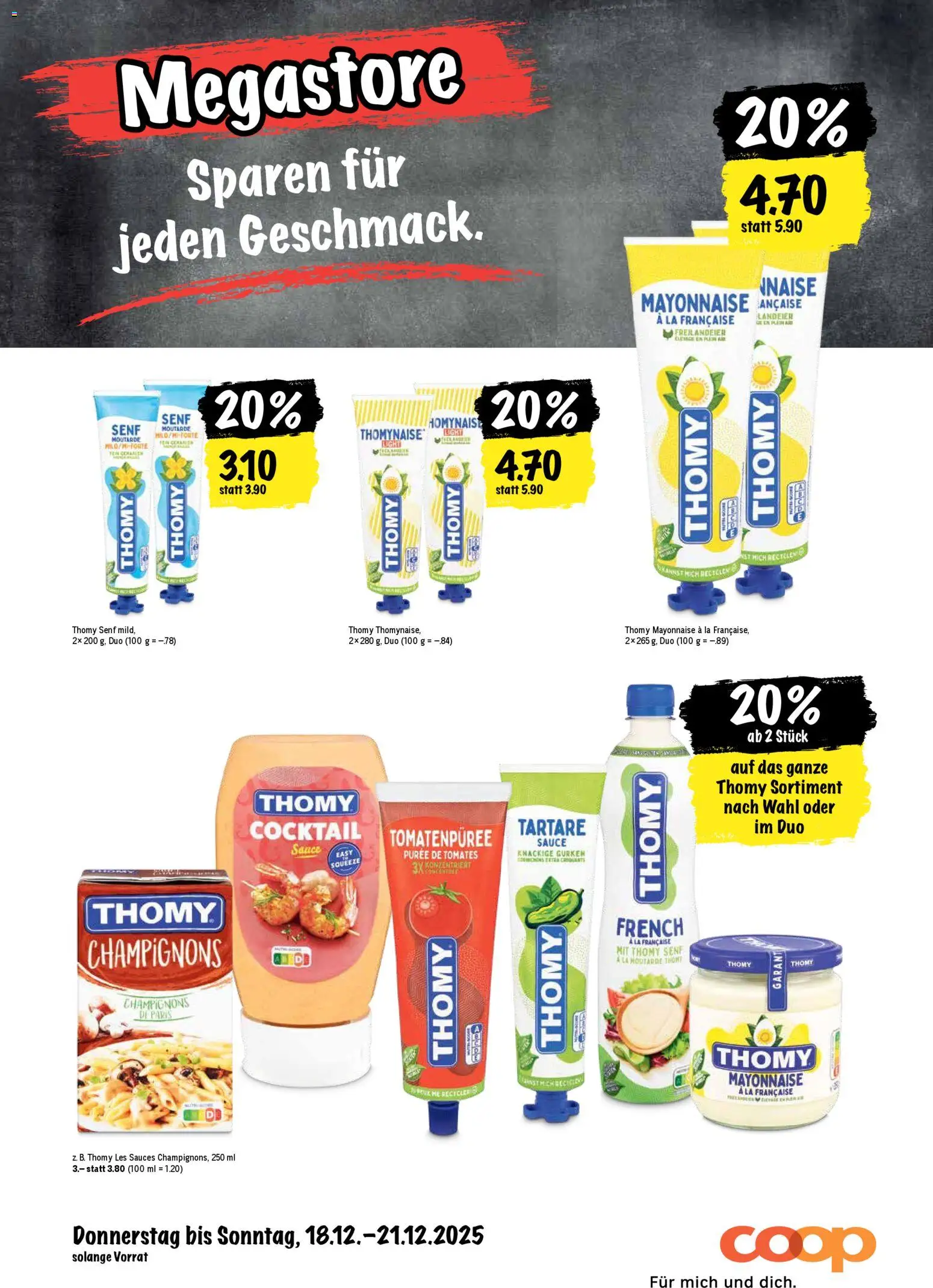 Coop Aktionen – gültig ab 18.12.2025 | Seite: 28 | Produkte: Tomatenpüree, Champignons, Mayonnaise, Gurken