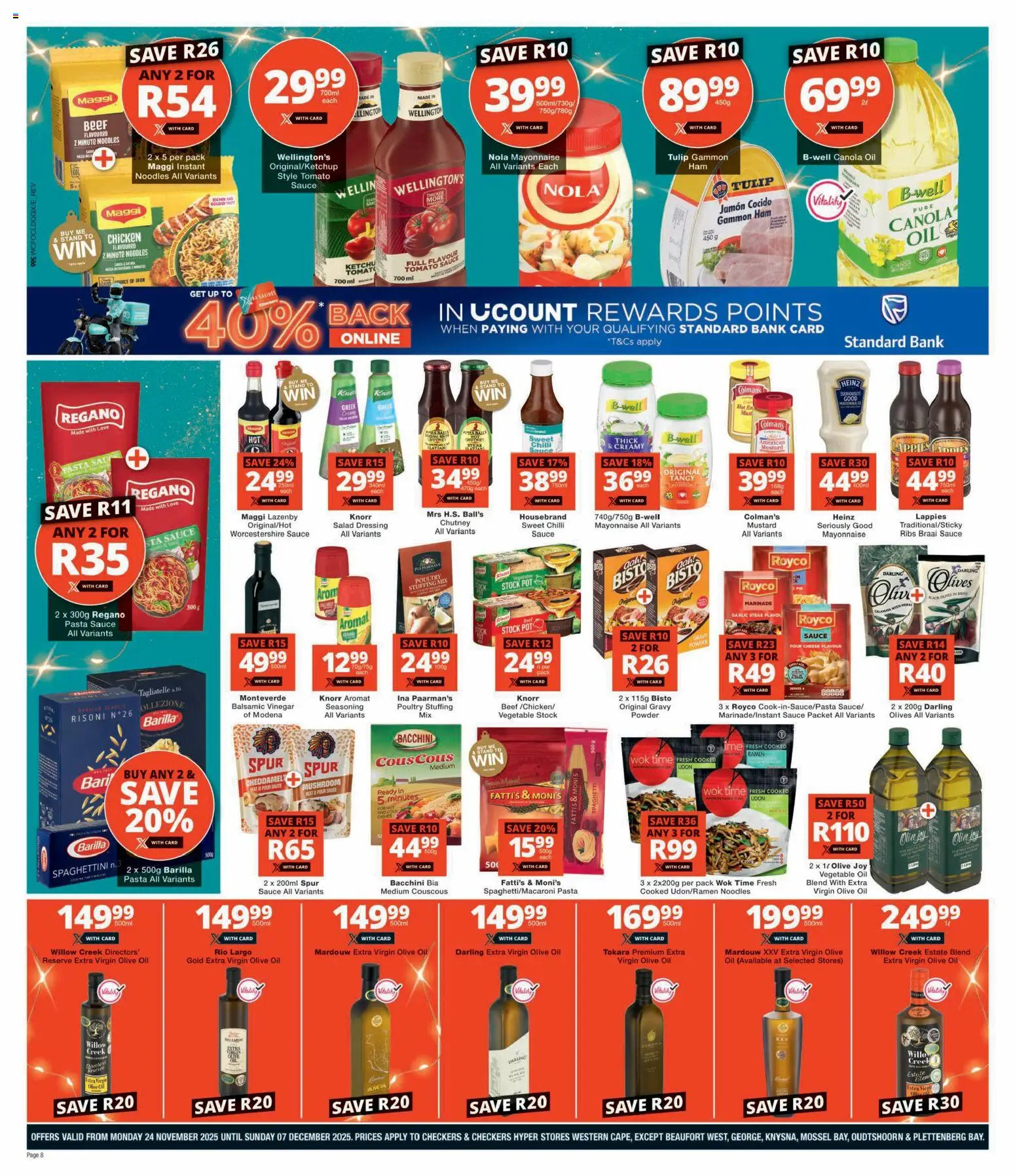 New Checkers catalogue – valid from 24.11.2025 | Page: 8 | Products: Steak, Powder, Beef, Dressing