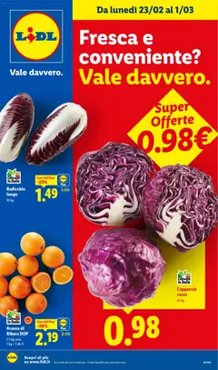 Anteprima del volantino Lidl Fresca e conveniente catalogo valido a partire dal 23.02.2026