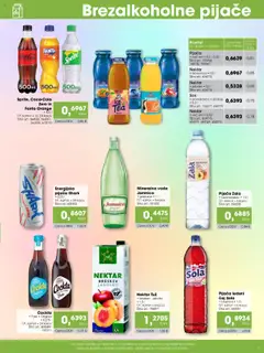Novi Tuš katalog ponudbe – veljaven od 07.09.2025 | Stran: 11 | Izdelki: Mineralna voda, Caj, Voda, Breskev