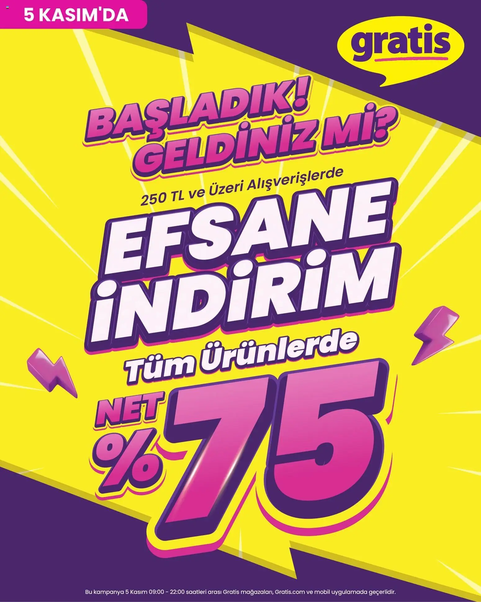 Gratis Black Friday - 05.11.2025 tarihinden itibaren geçerlidir | Sayfa: 1