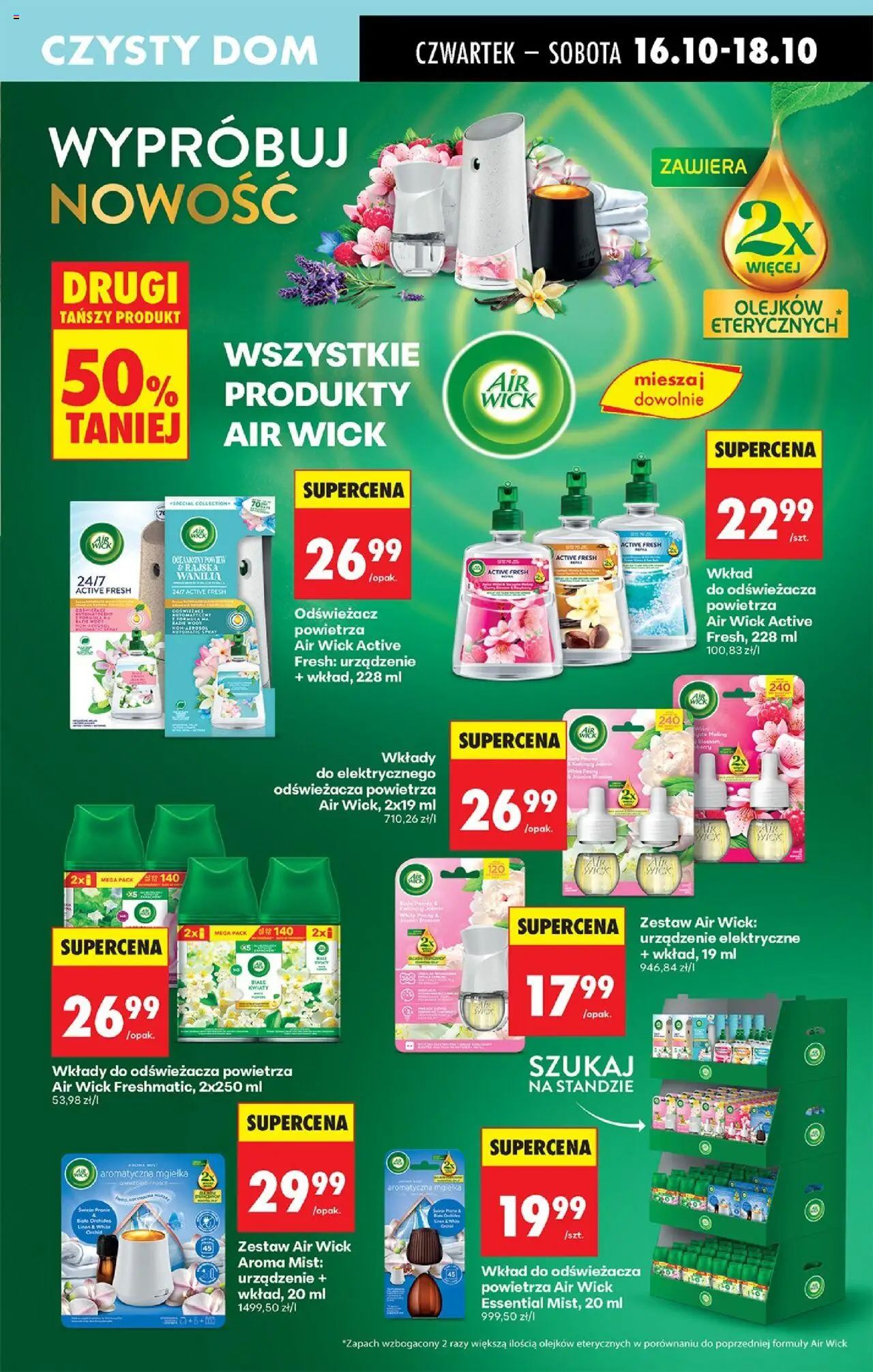 Biedronka gazetka - Oferta w tym tygodniu od 16.10.2025 | Strona: 73 | Produkty: Odświeżacz, Wkłady do odświeżacza powietrza Air Wick, Odświeżacz powietrza, Kwiaty