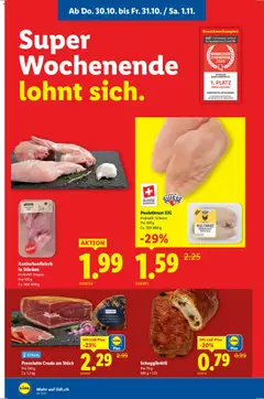 Lidl Aktionen ab 30.10.2025 gültig | Seite: 2 | Produkte: Pouletbrust