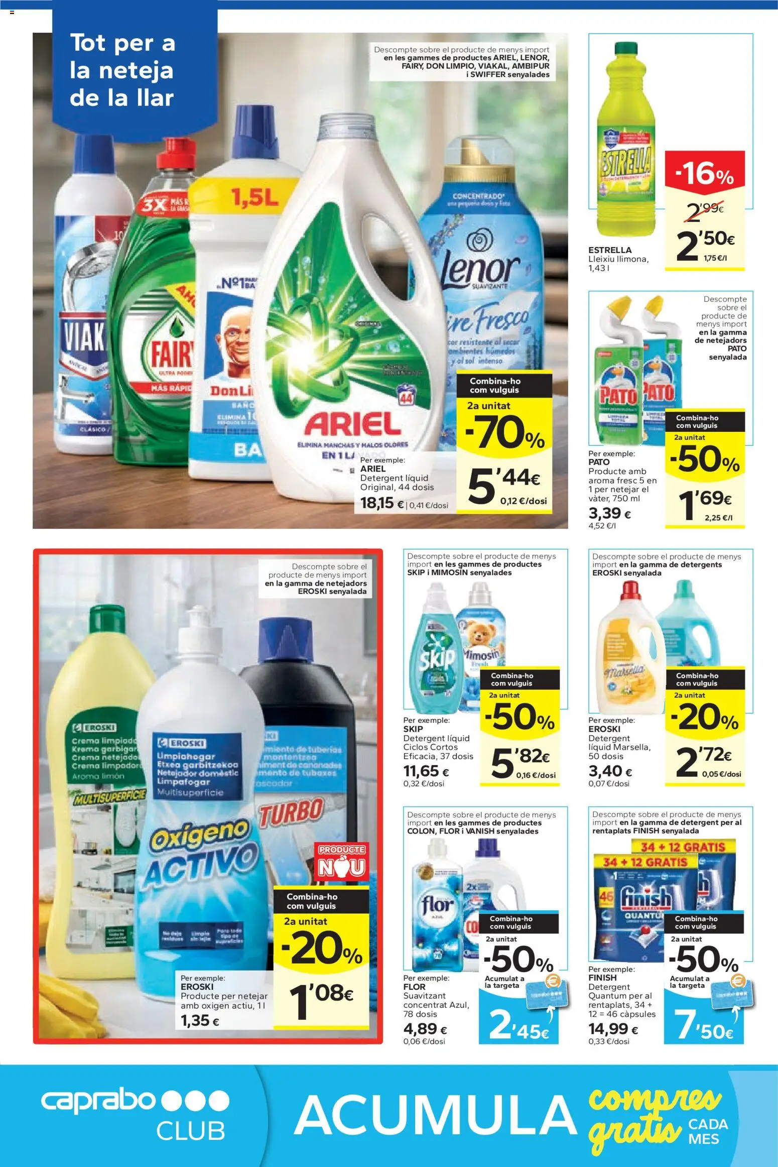 Caprabo folleto │ válido desde el 26.02.2026 | Página: 20 | Productos: Crema, Suavizante