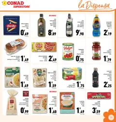 Volantino Conad del 16.07.2025 | Pagina: 21 | Prodotti: Olive, Pasta, Olio extra vergine, Grissini
