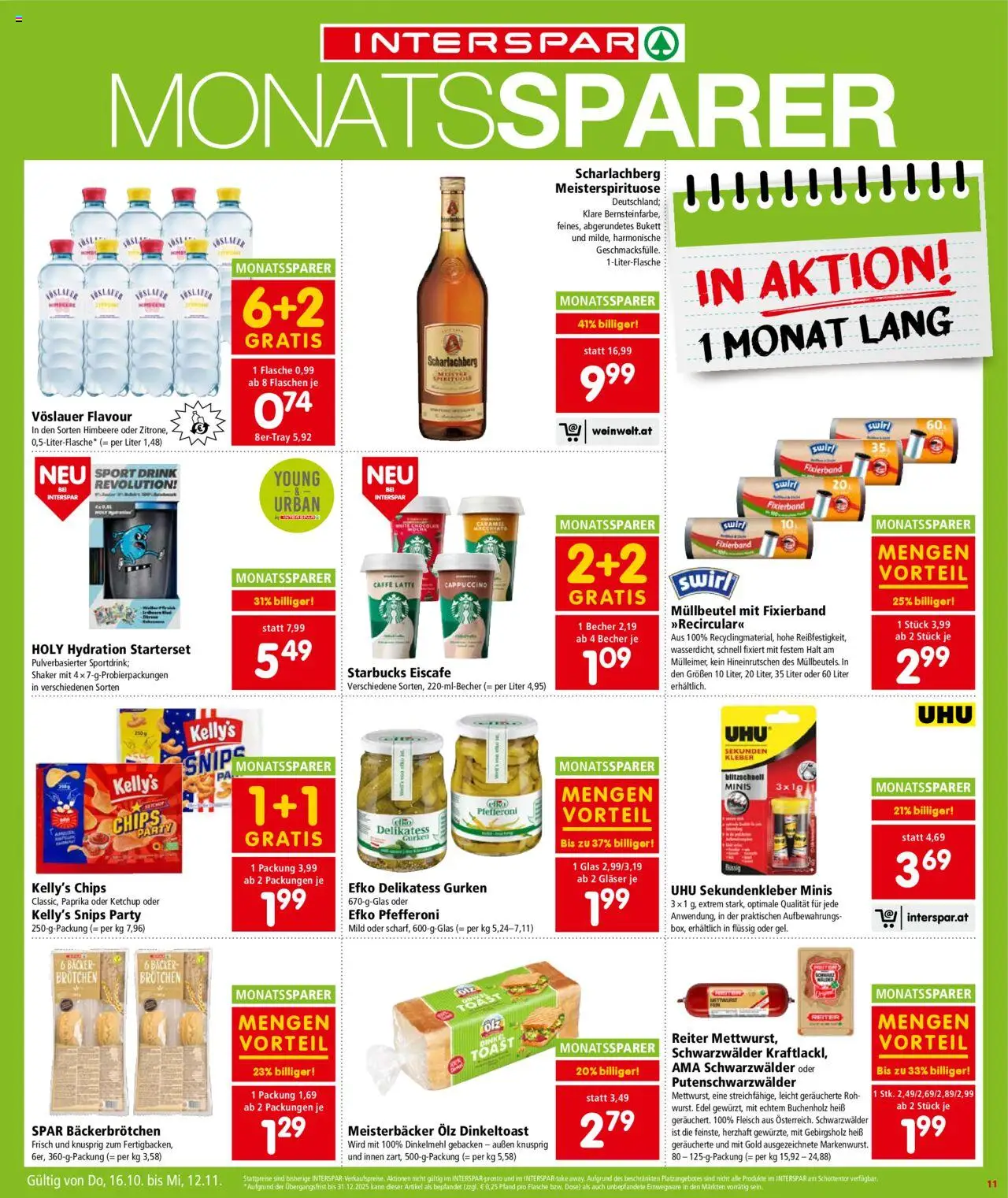 Interspar Flugblatt - Kaernten gültig ab 16.10.2025 | Seite: 12 | Produkte: Chips, Ketchup, Gurken, Himbeere