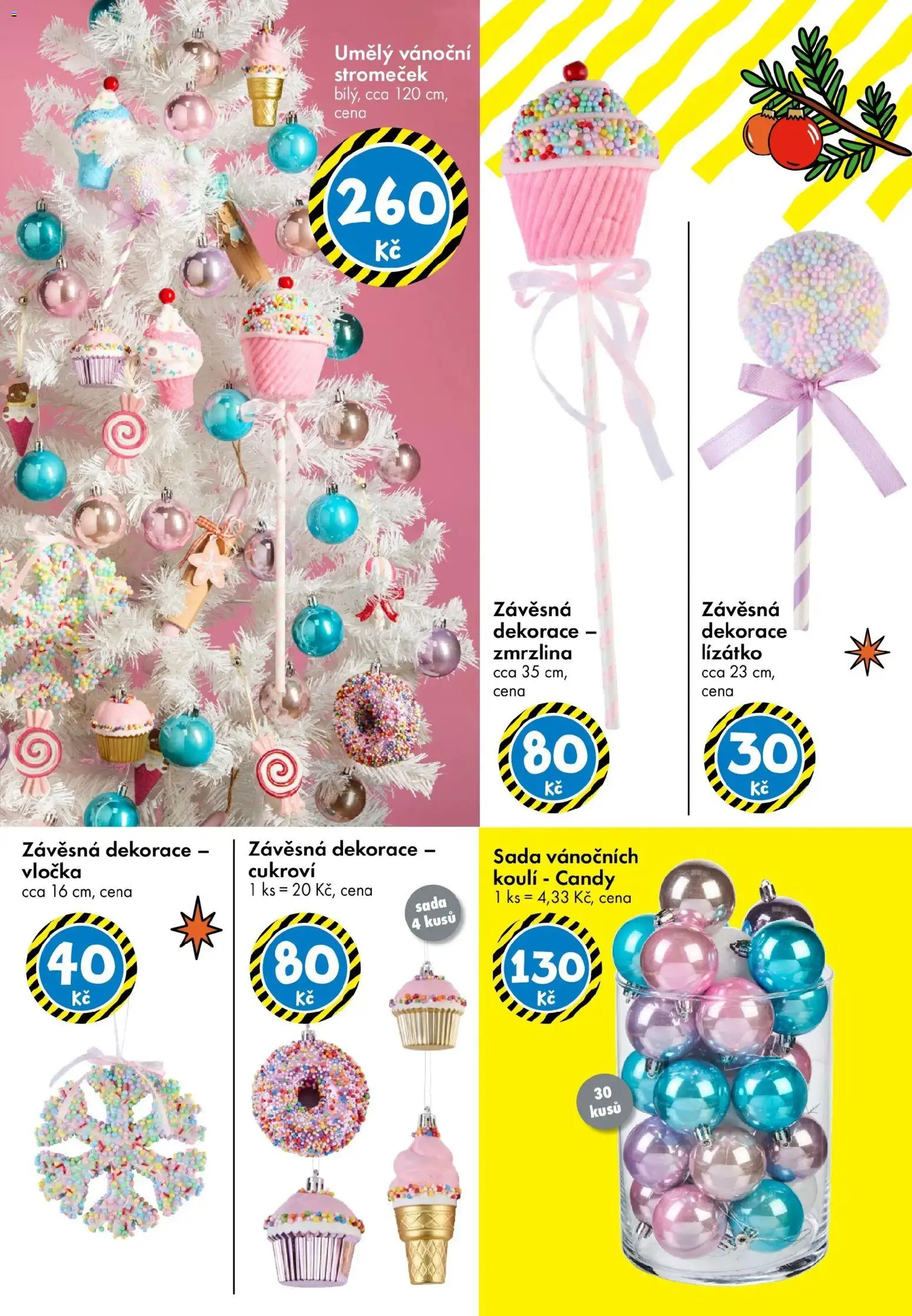 TEDi leták - Praha, Ostrava, Plzeň od 14.11.2025 | Strana: 9 | Produkty: Zmrzlina, Cukroví, Dekorace