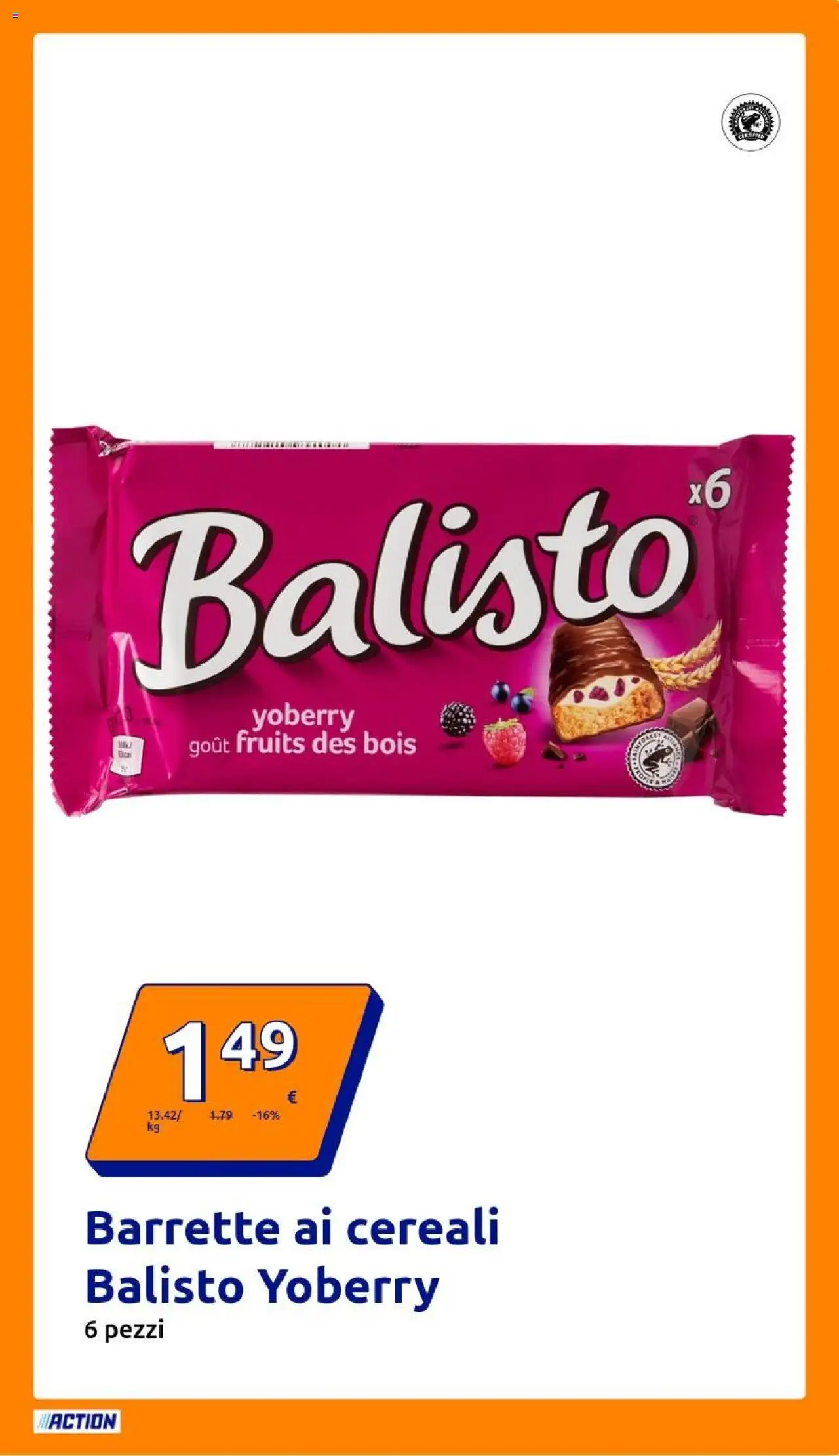 Volantino Action del 08.10.2025 | Pagina: 3 | Prodotti: Cereali