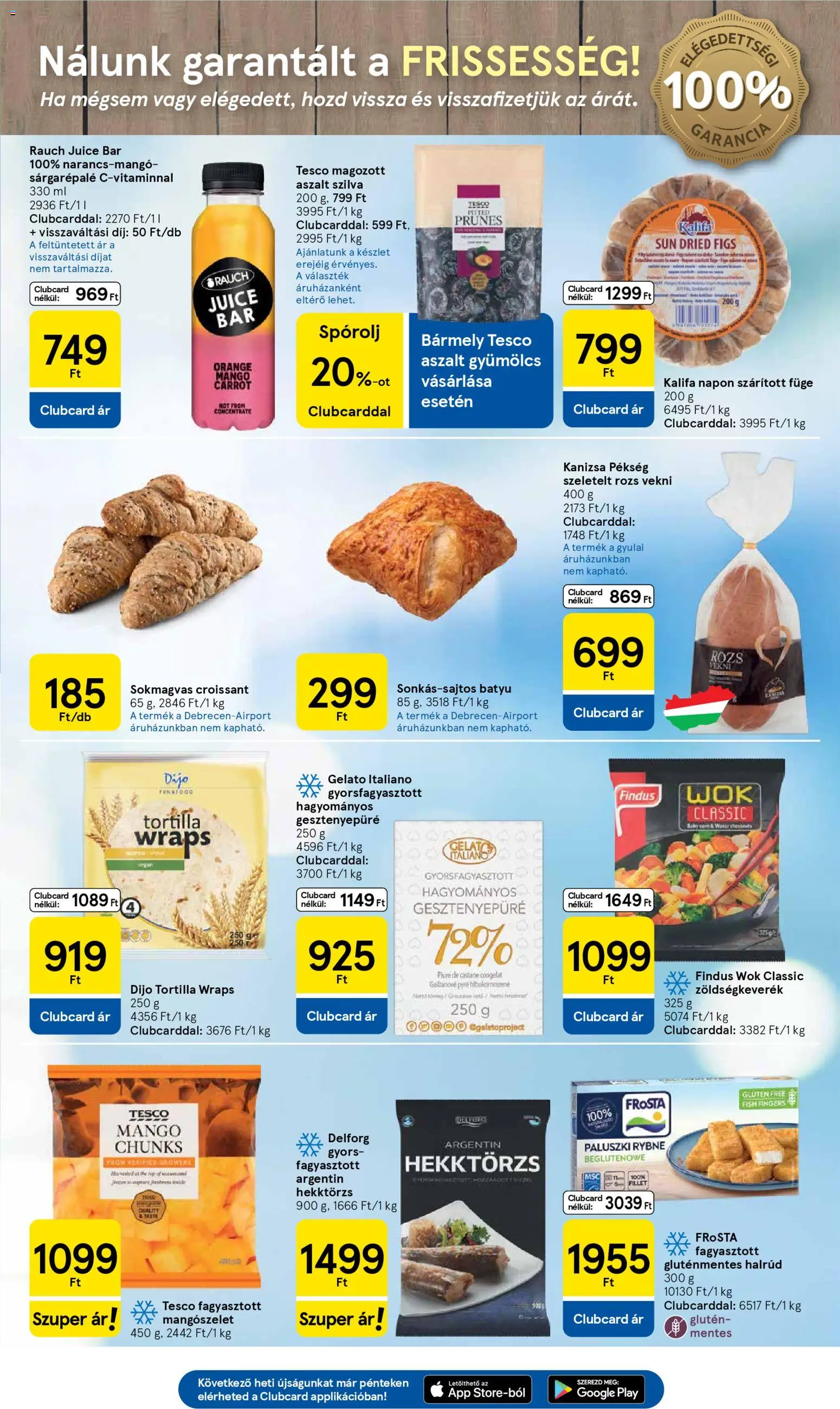 Tesco akciós ujság - amely érvényes a következő dátumtól: 05.03.2026 | Oldal: 21 | Termékek: Aszalt gyümölcs, Tortilla, Szilva, Füge